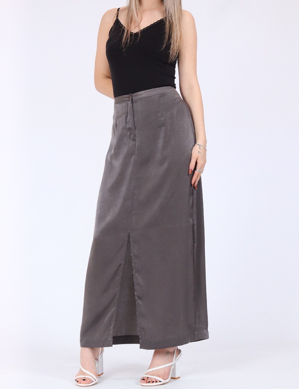 Fusta Vero Moda, gri - 1 | YEO
