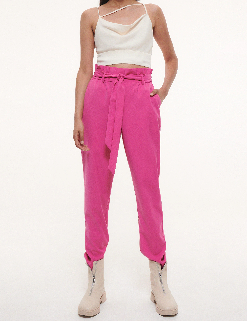 Pantaloni Reserved, roz