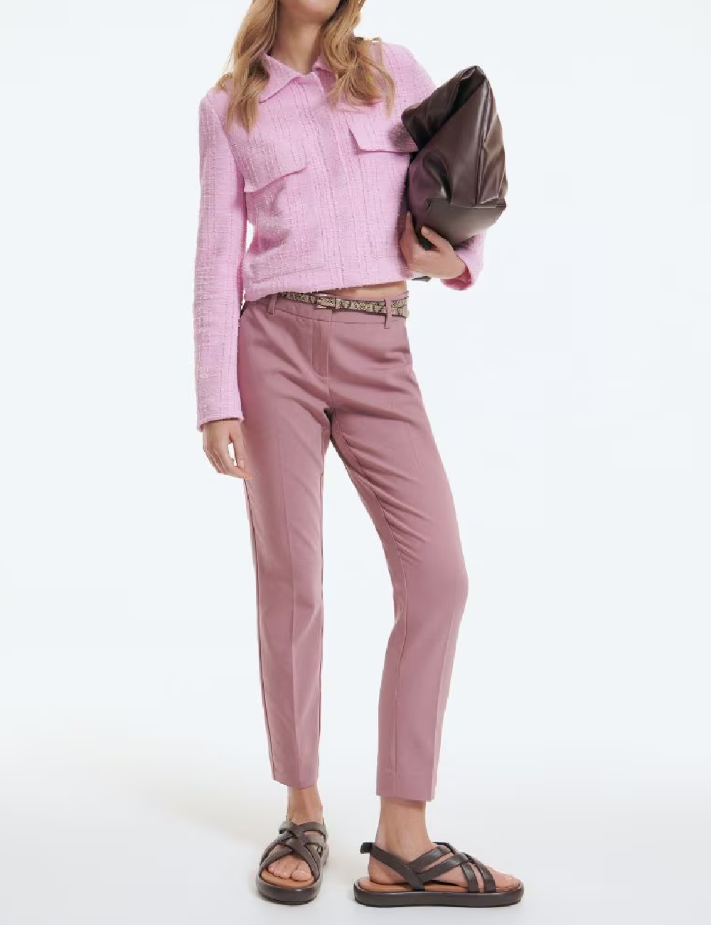 Pantaloni Reserved, roz