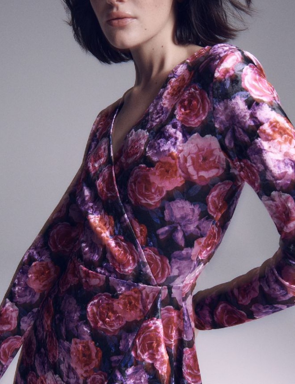 Rochie scurta Reserved, floral - 1 | YEO