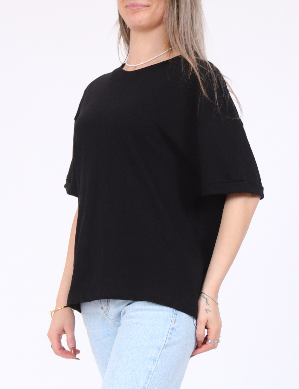 Tricou Reserved, negru - 1 | YEO