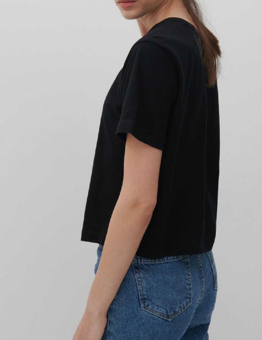 Tricou Reserved, negru - 1 | YEO