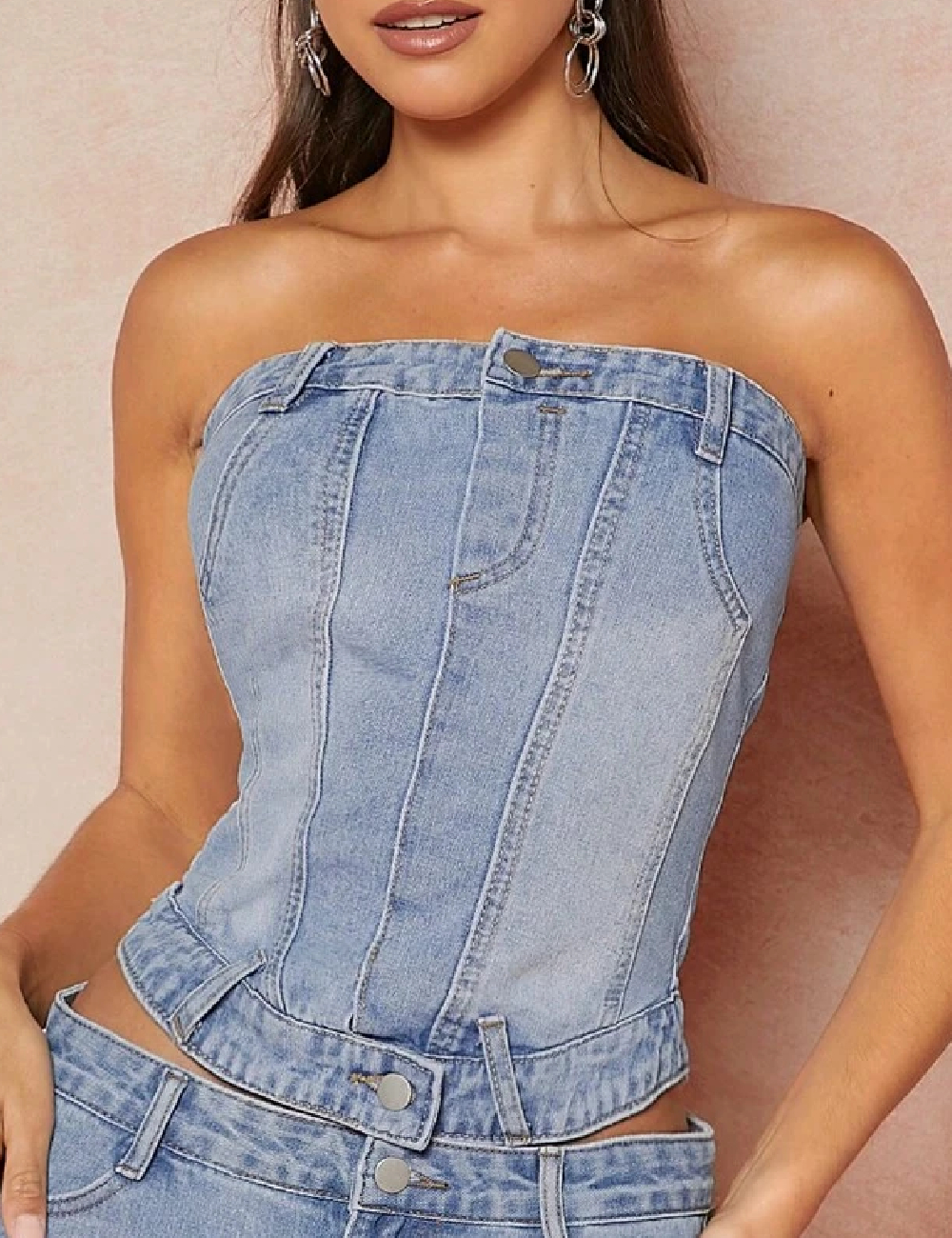 Top SHEIN, albastru