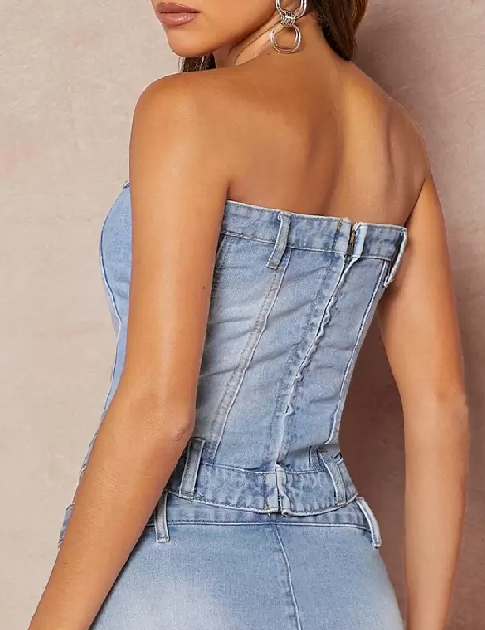 Top SHEIN, albastru - 1 | YEO