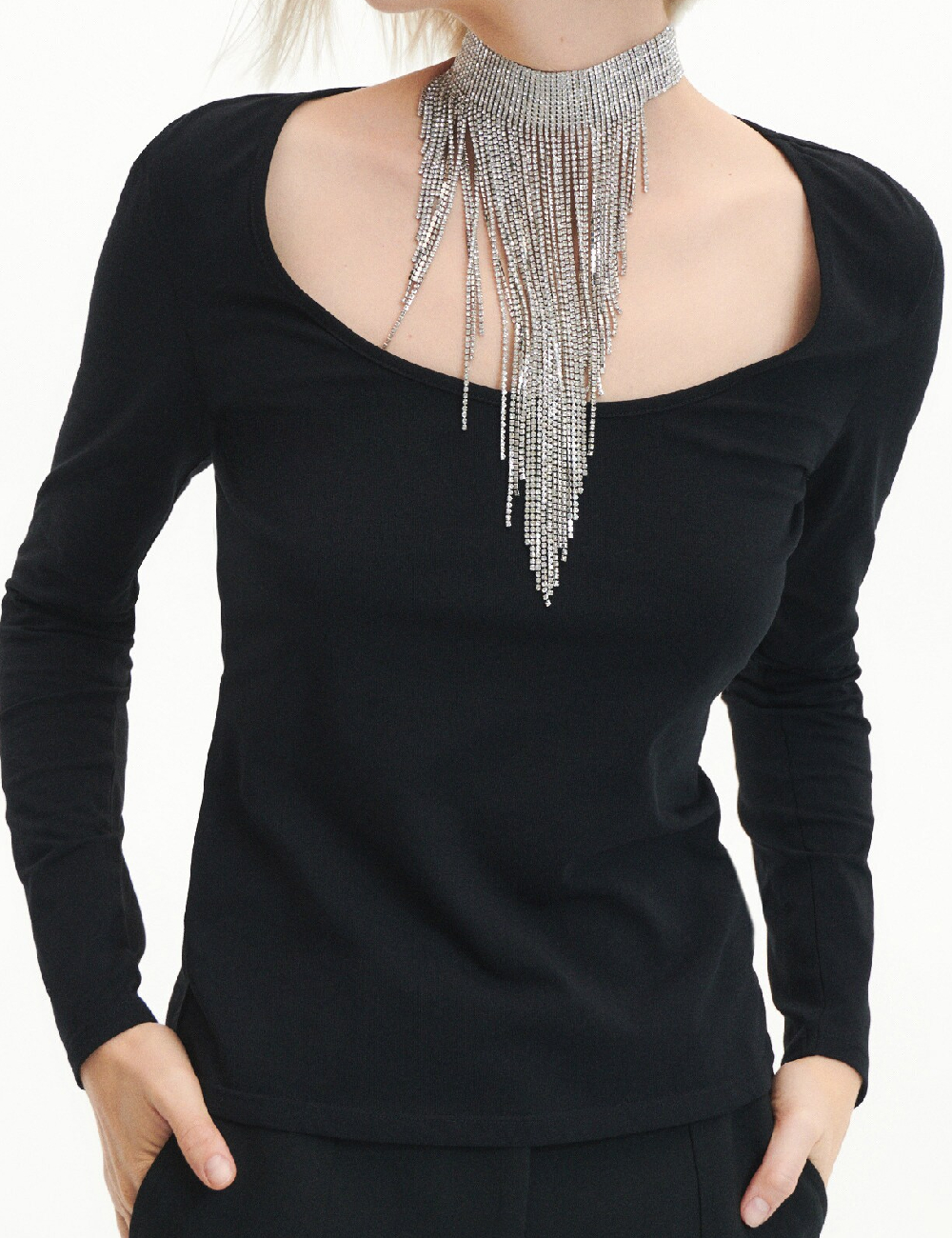 Bluza Reserved, negru
