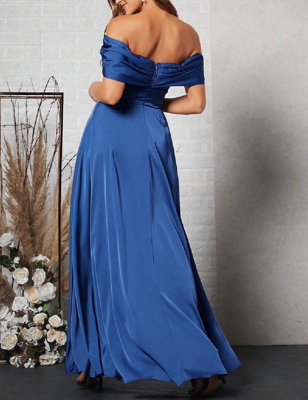 Rochie lunga SHEIN, albastru - 1 | YEO