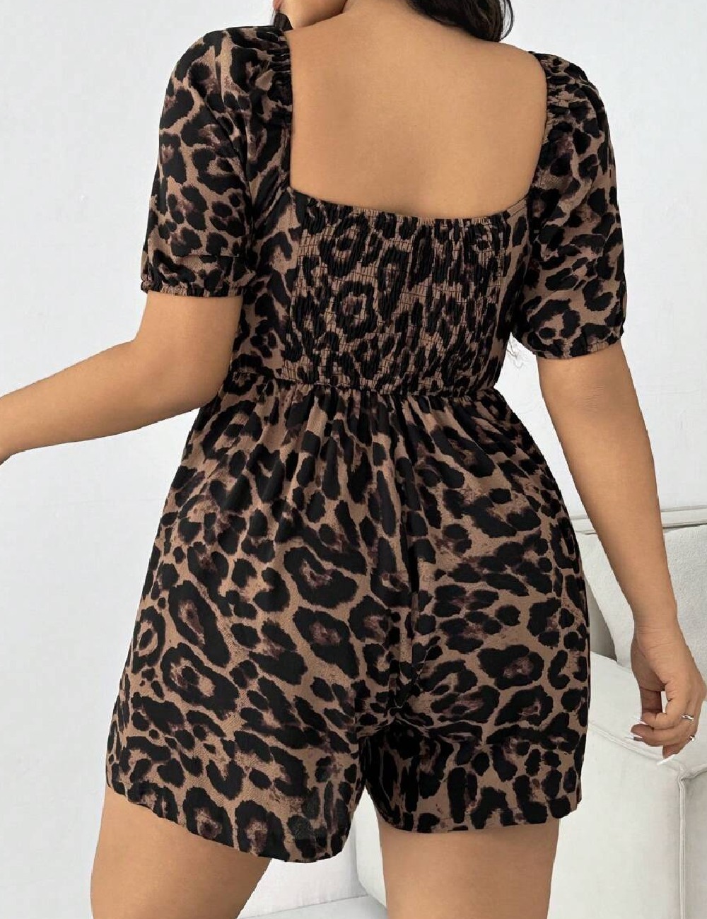 Salopeta SHEIN CURVE, animal print - 1 | YEO