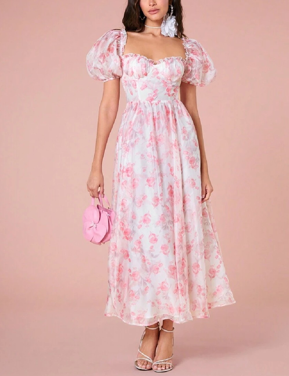 Rochie lunga SHEIN, floral print - 1 | YEO
