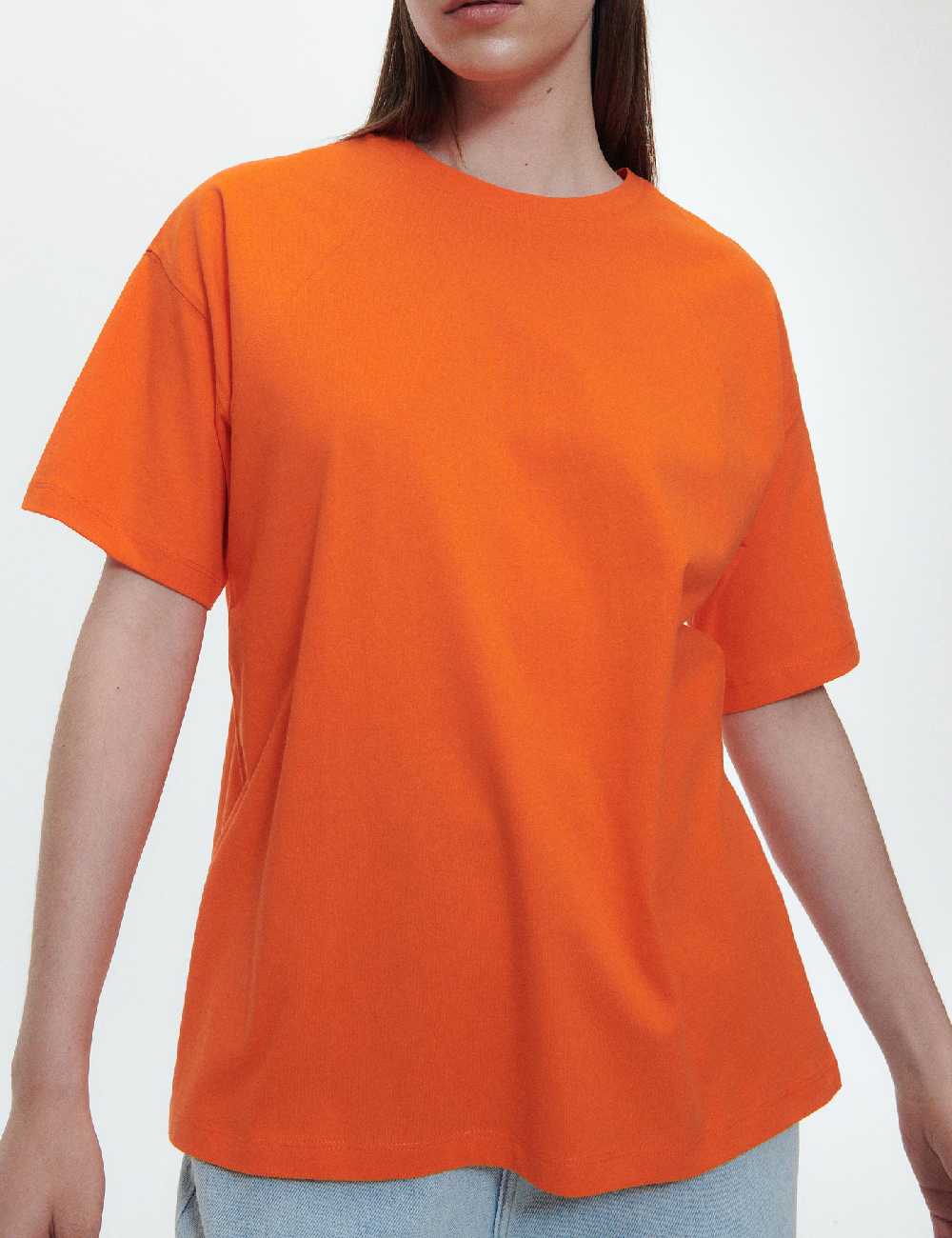Tricou Oversize Reserved, portocaliu