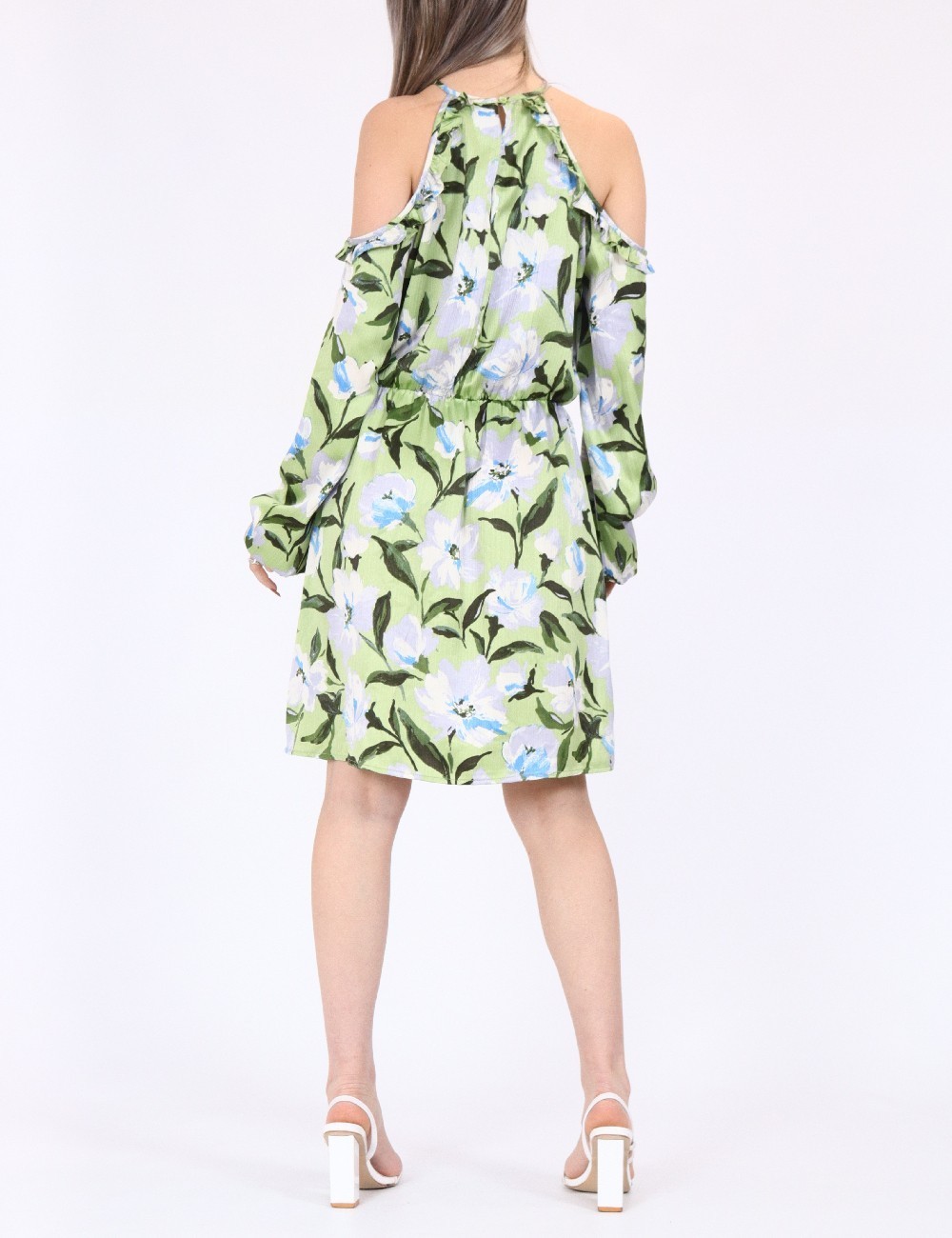 Rochie scurta Vero Moda, verde - 1 | YEO
