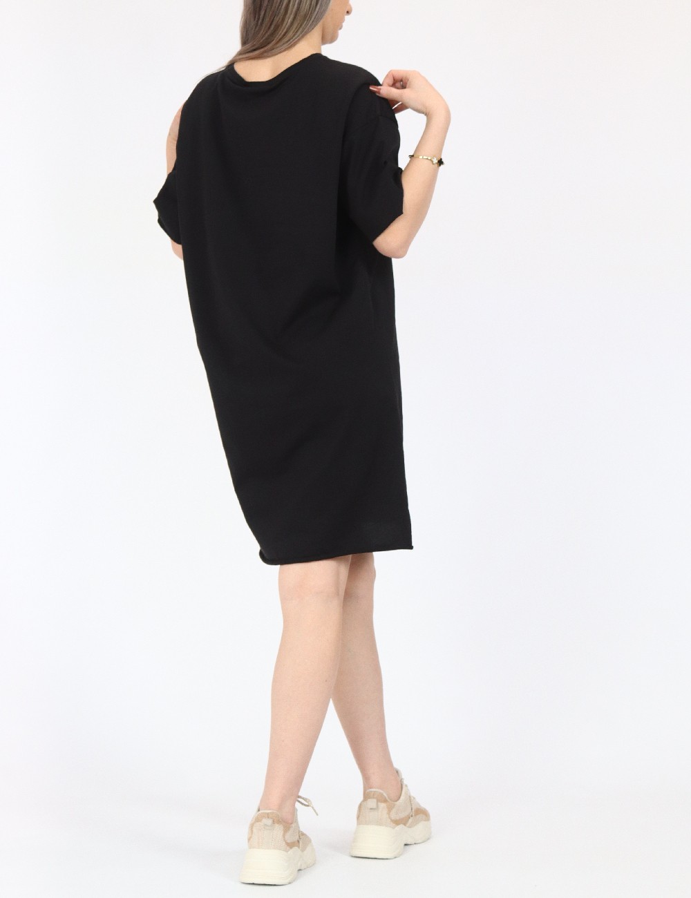 Rochie scurta Noisy May, negru - 1 | YEO