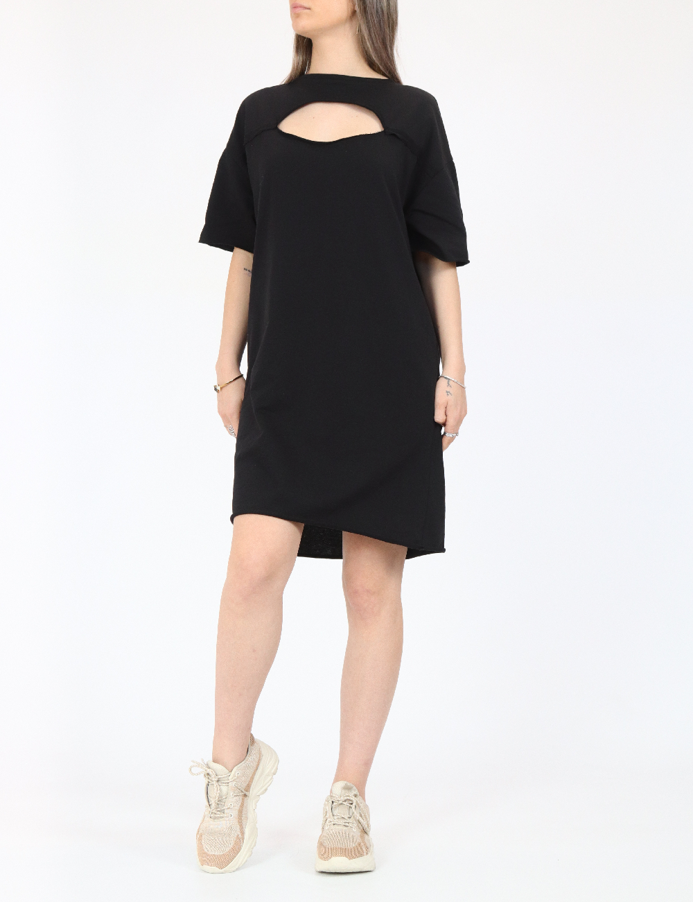 Rochie scurta Noisy May, negru