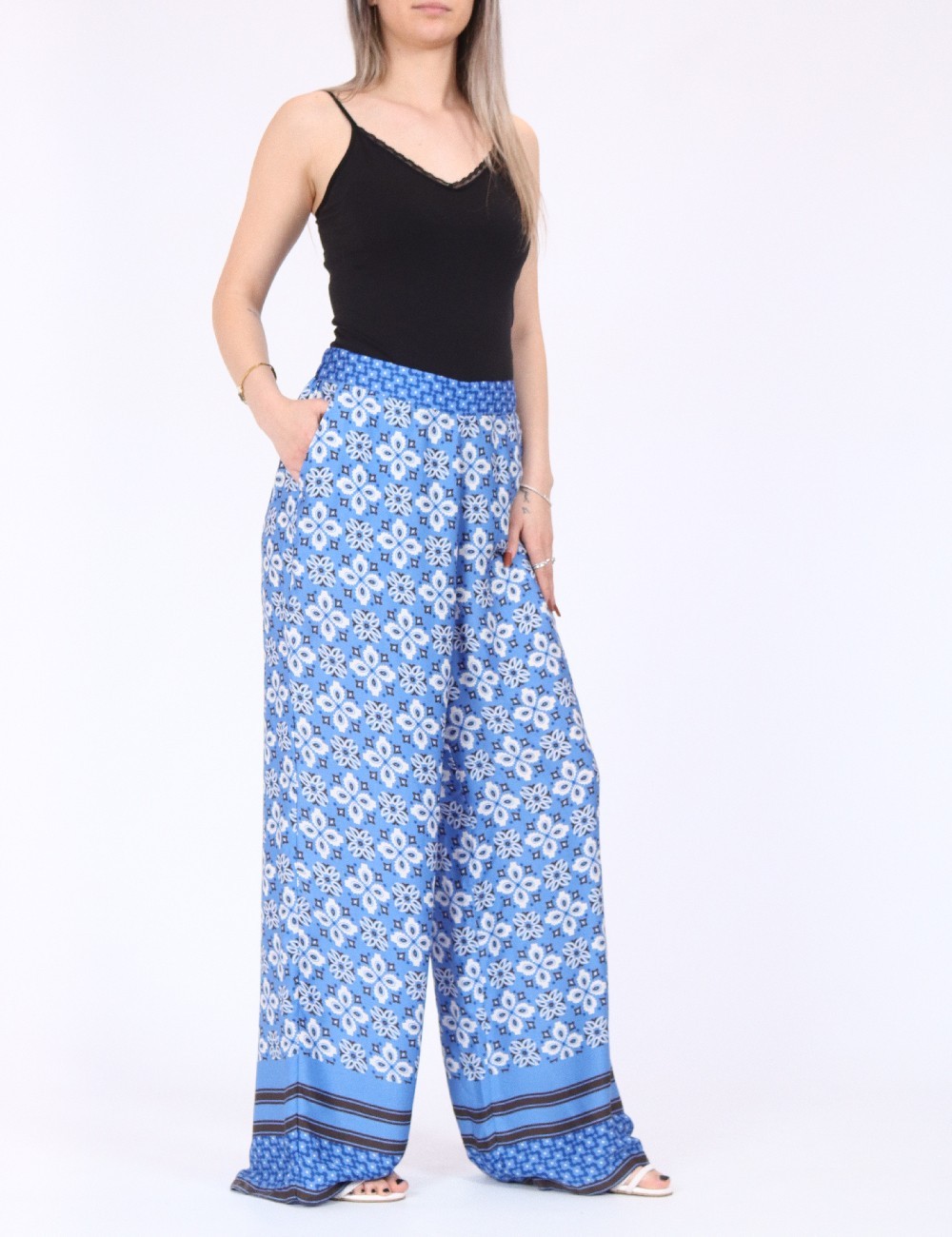 Pantaloni Vero Moda, albastru - 1 | YEO