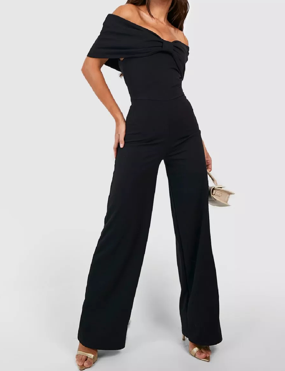 Salopeta Boohoo, negru