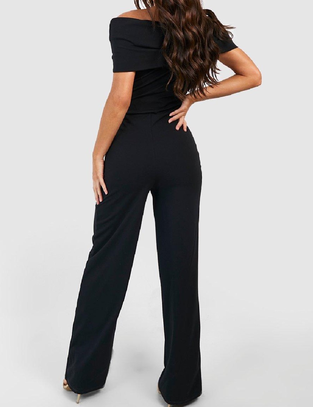 Salopeta Boohoo, negru - 1 | YEO