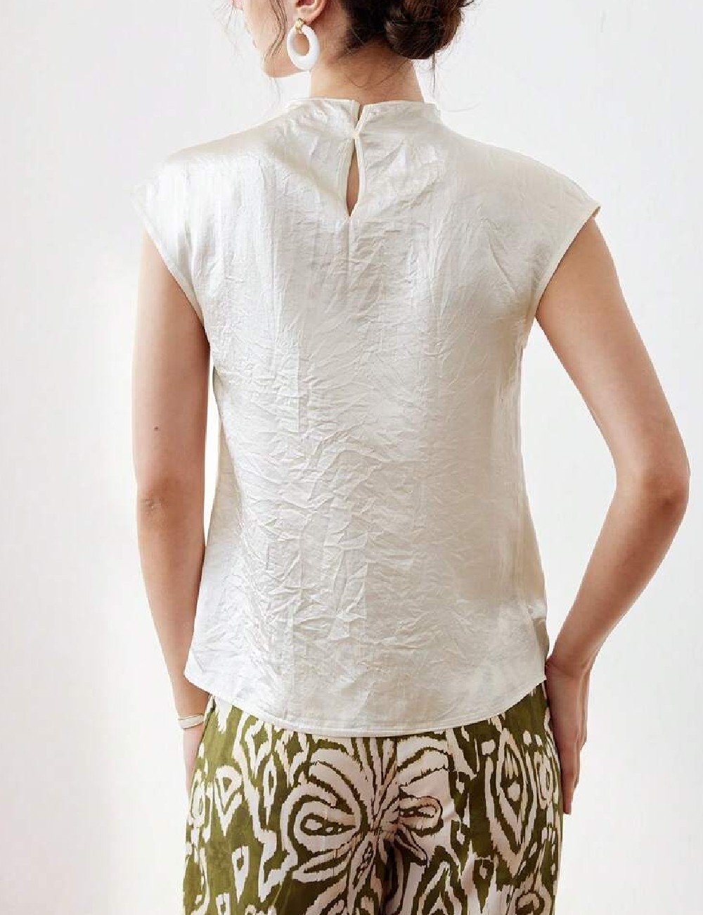 Bluza MOTF, alb - 1 | YEO