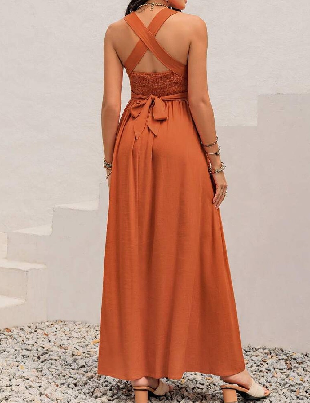 Rochie lunga Rusttydustty, maro - 1 | YEO