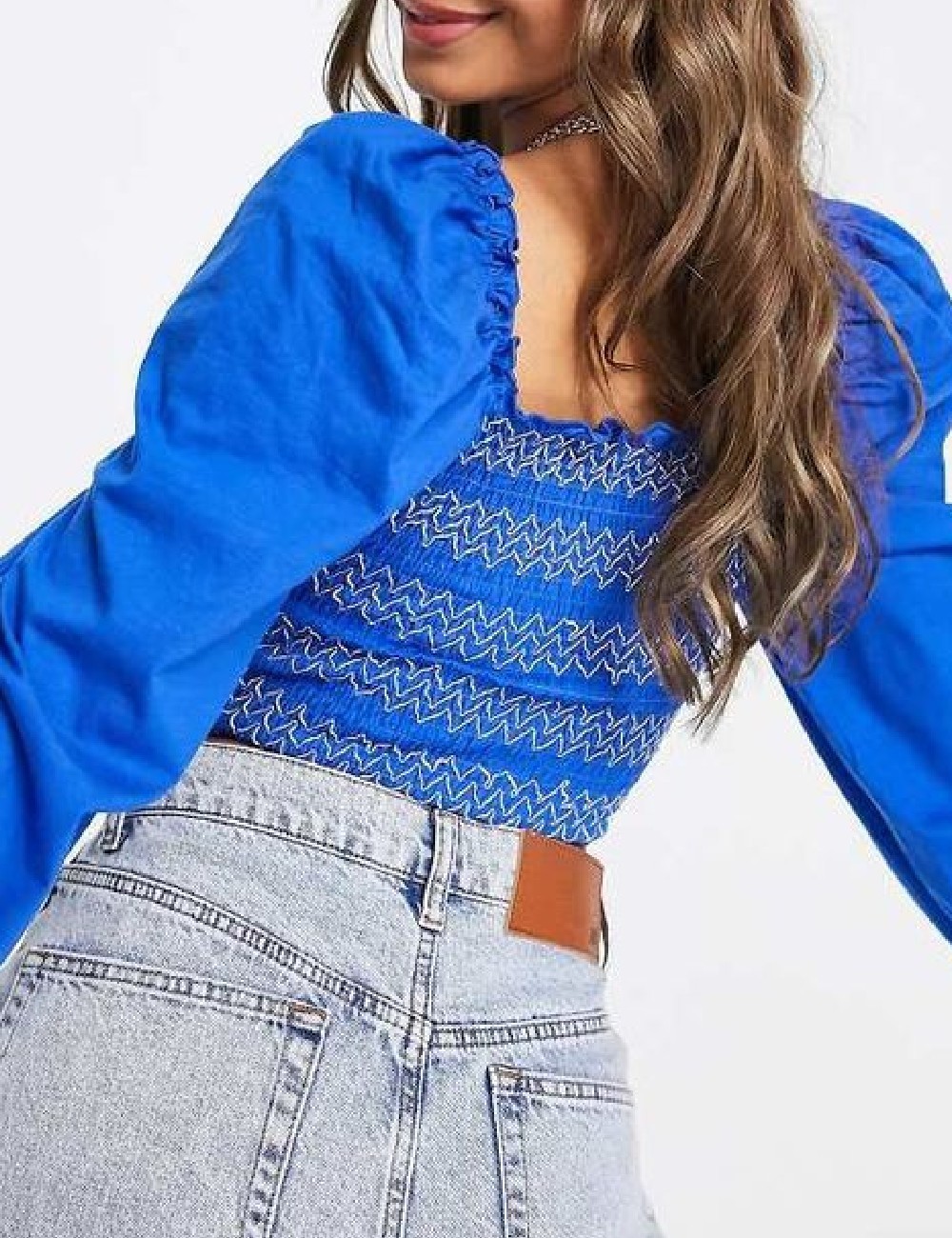 Bluza ASOS, albastru - 1 | YEO