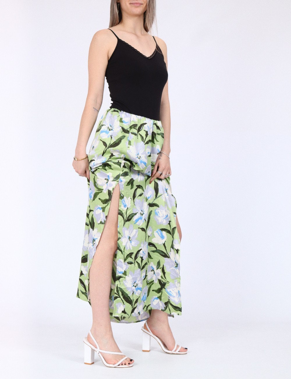 Fusta Vero Moda, verde - 1 | YEO
