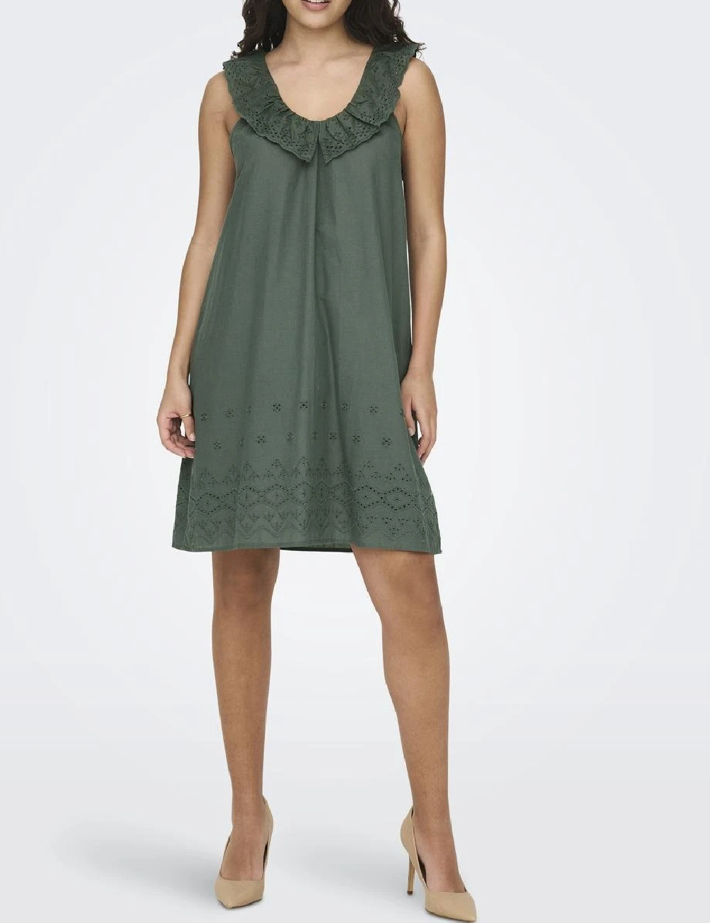 Rochie scurta Jacqueline de Yong, verde
