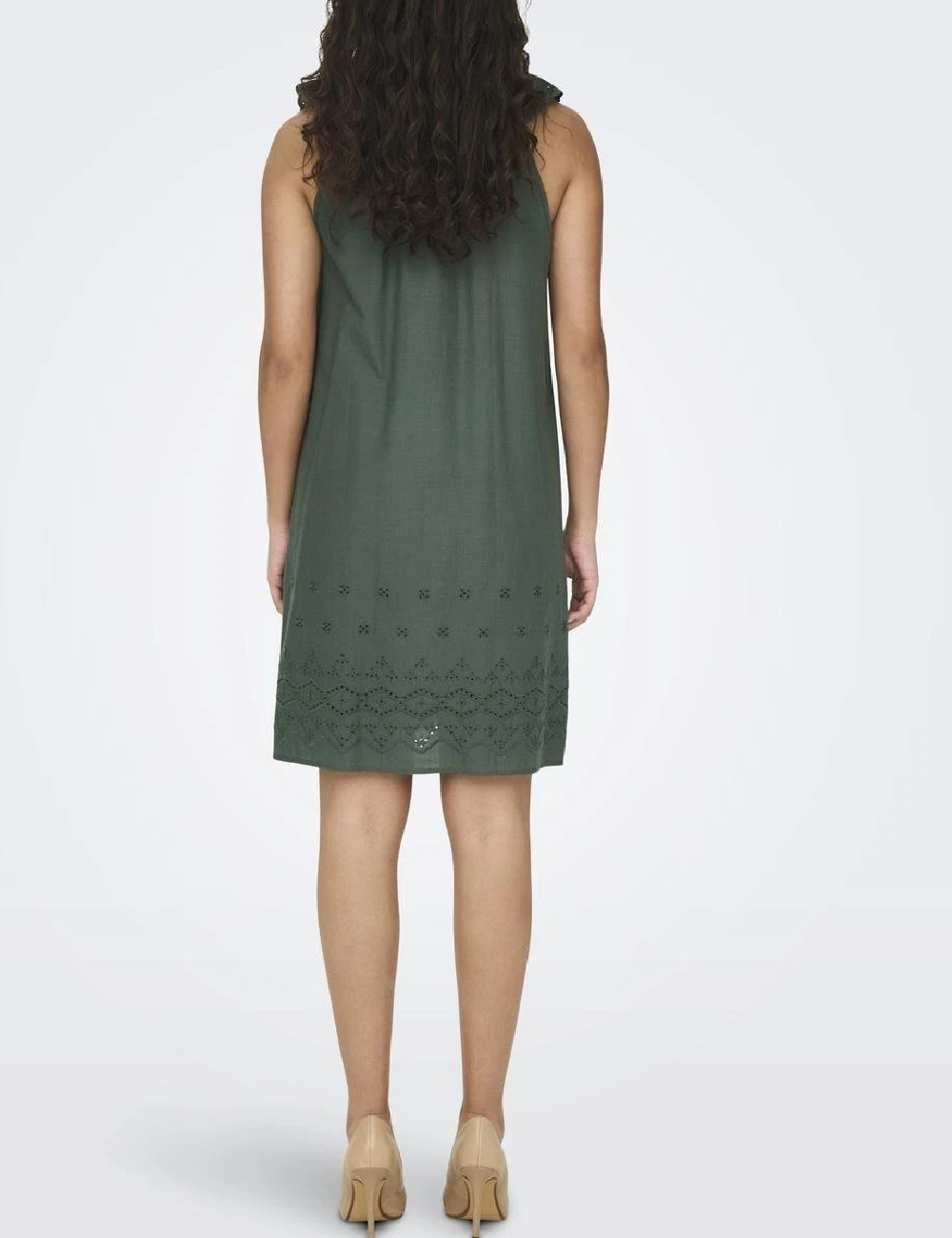 Rochie scurta Jacqueline de Yong, verde - 1 | YEO