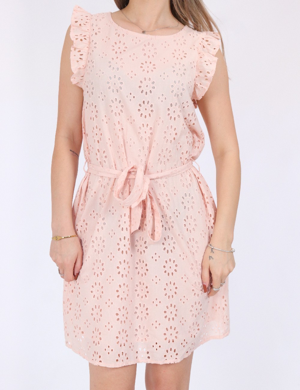 Rochie scurta Jacqueline de Yong, roz - 1 | YEO
