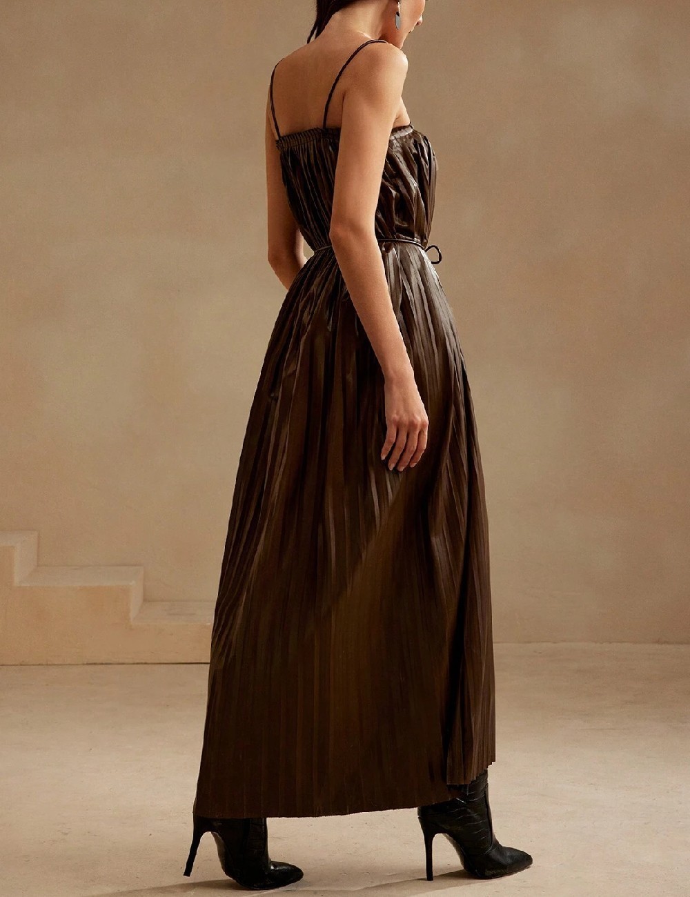 Rochie lunga Anewsta, maro - 1 | YEO