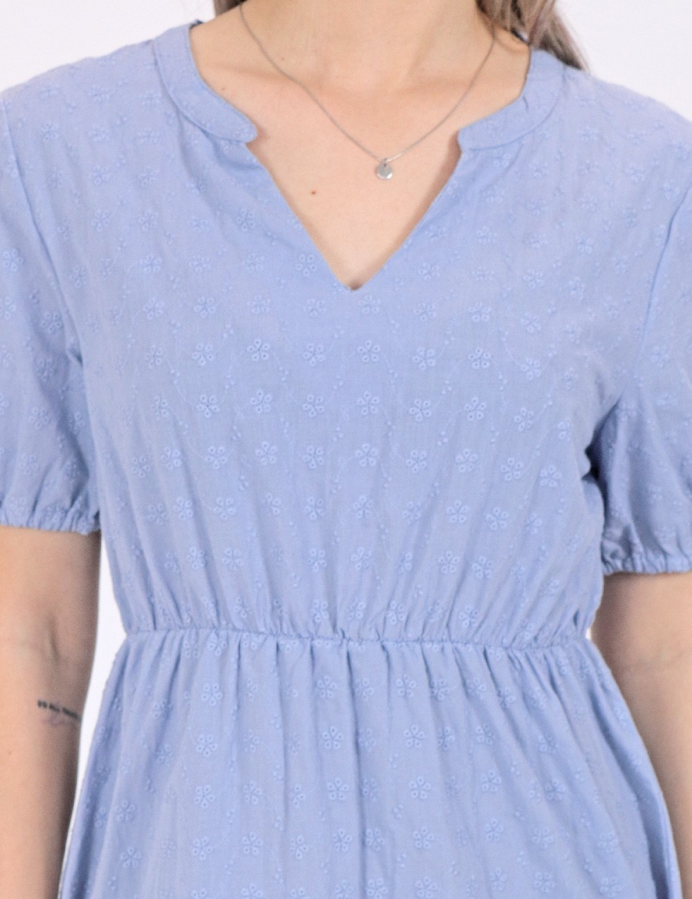 Rochie scurta Jacqueline de Yong, albastru - 1 | YEO