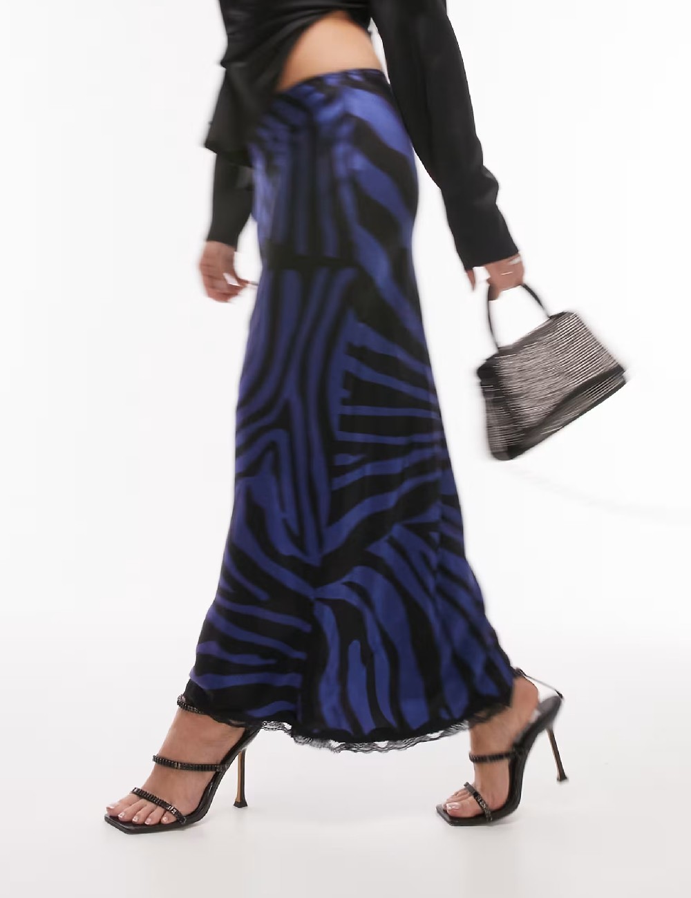 Fusta Top Shop, albastru - 1 | YEO