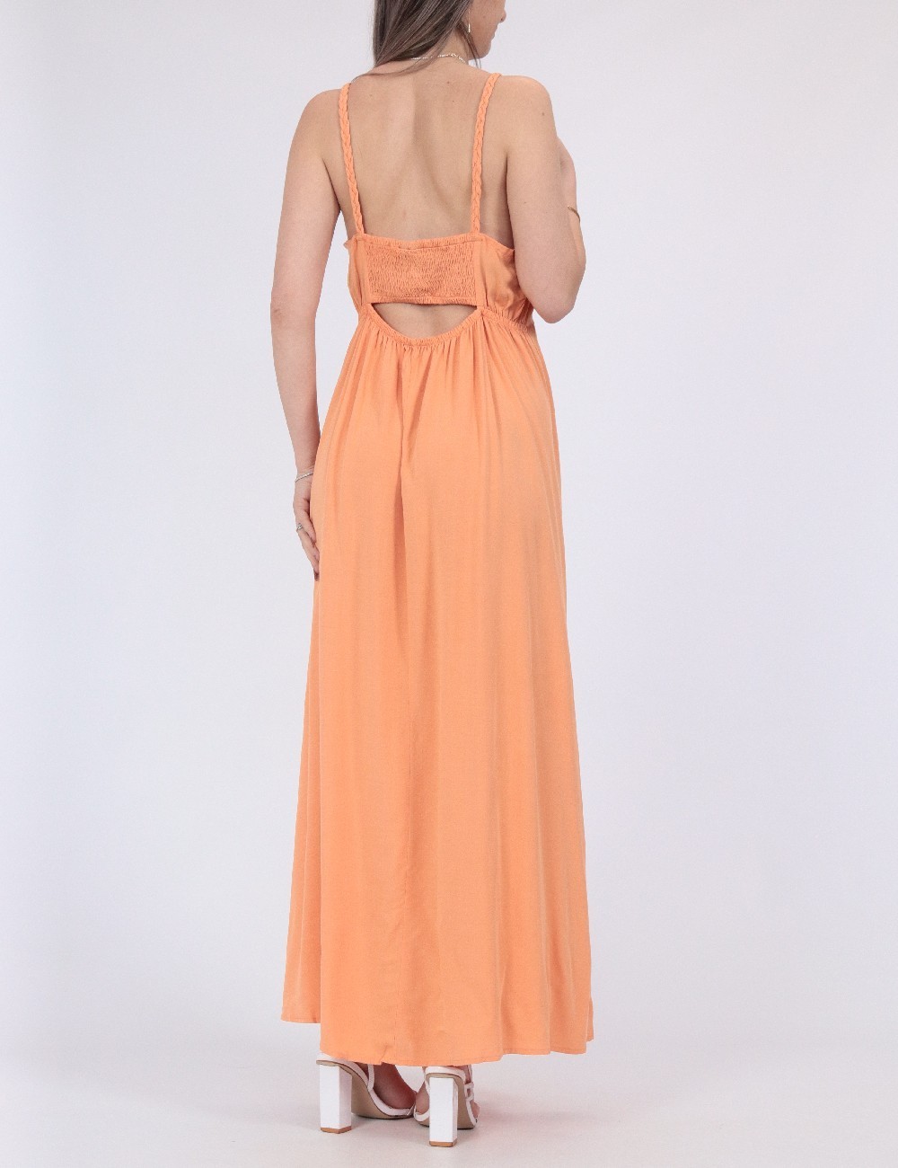 Rochie lunga Vero Moda, portocaliu - 1 | YEO