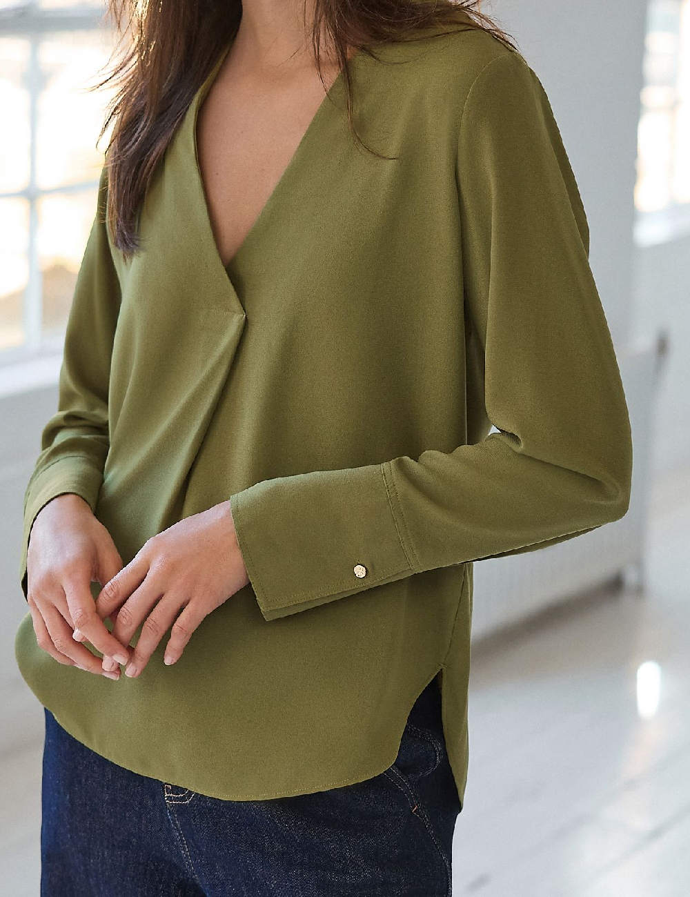 Bluza Next, verde