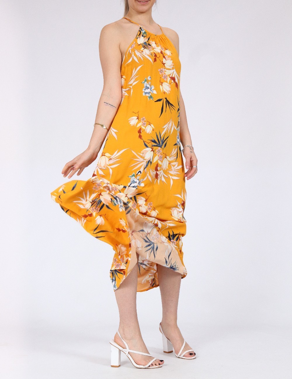 Rochie lunga Only, galben - 1 | YEO