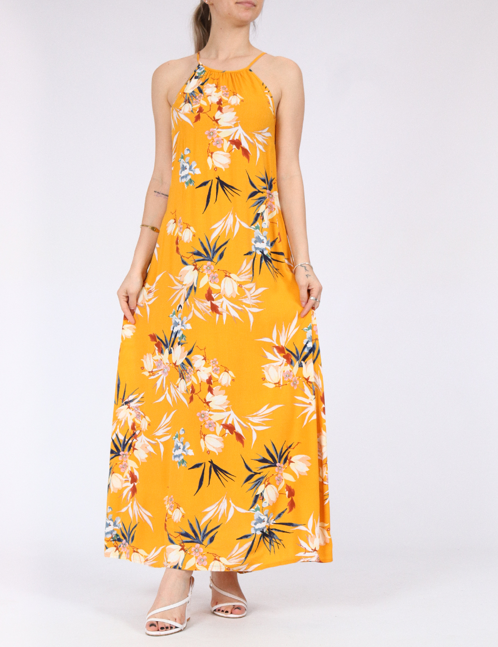 Rochie lunga Only, galben