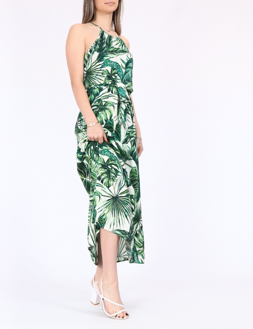 Rochie medie Only, verde - 1 | YEO