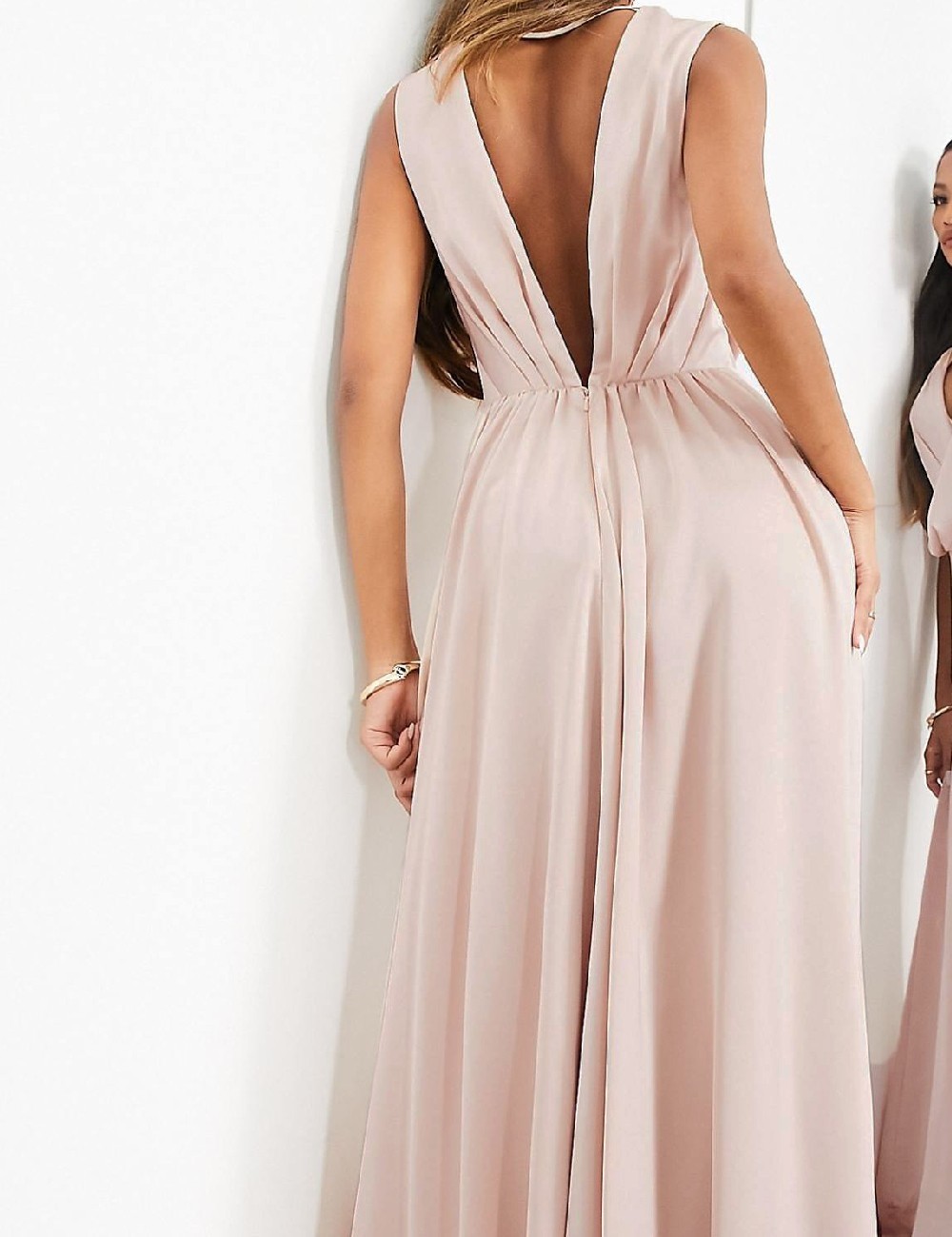 Rochie lunga ASOS, roz - 1 | YEO