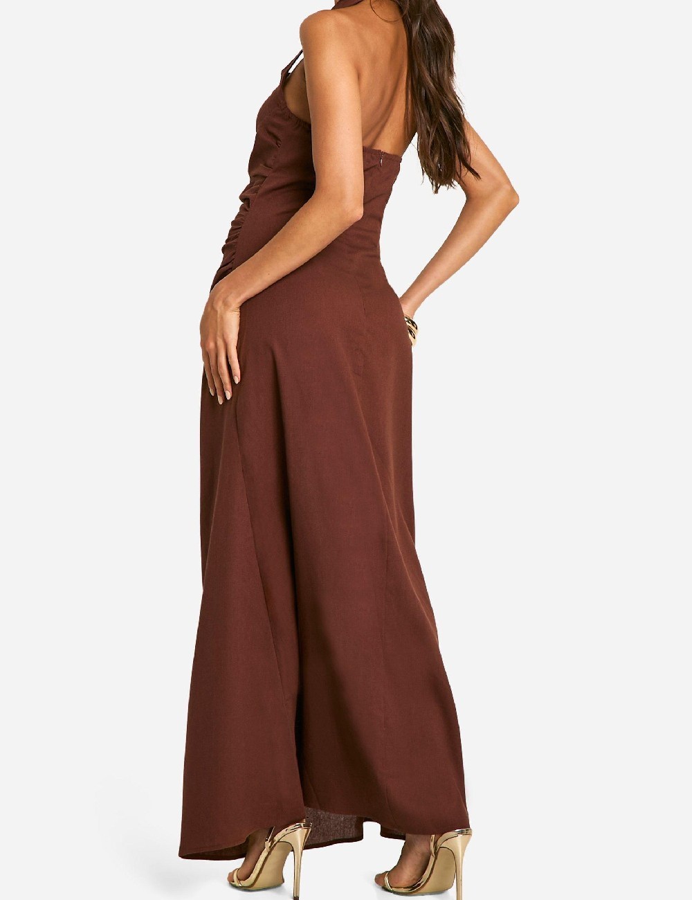 Rochie lunga Boohoo, maro - 1 | YEO