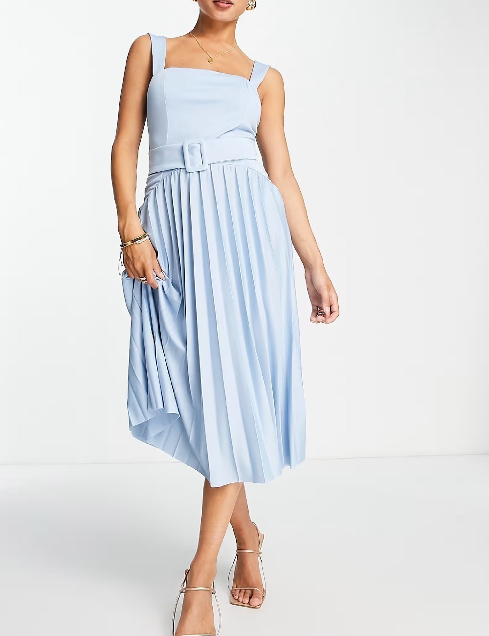 Rochie medie ASOS, albastru - 1 | YEO