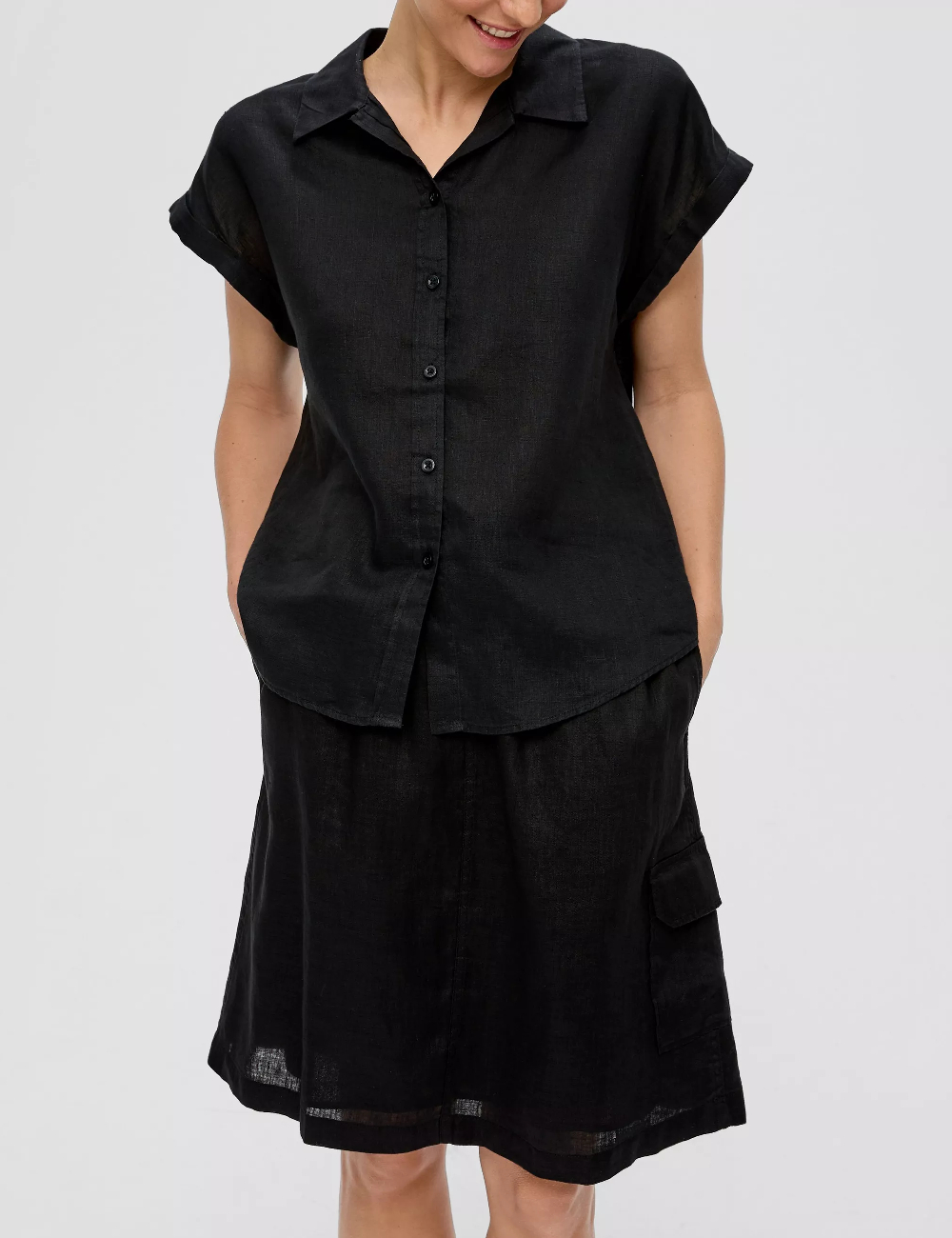 Camasa s.Oliver, negru