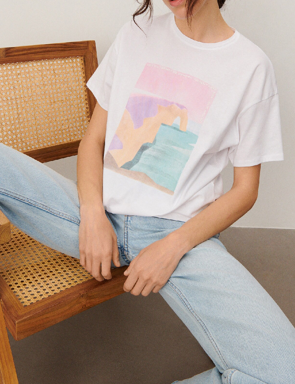 Tricou Reserved, alb