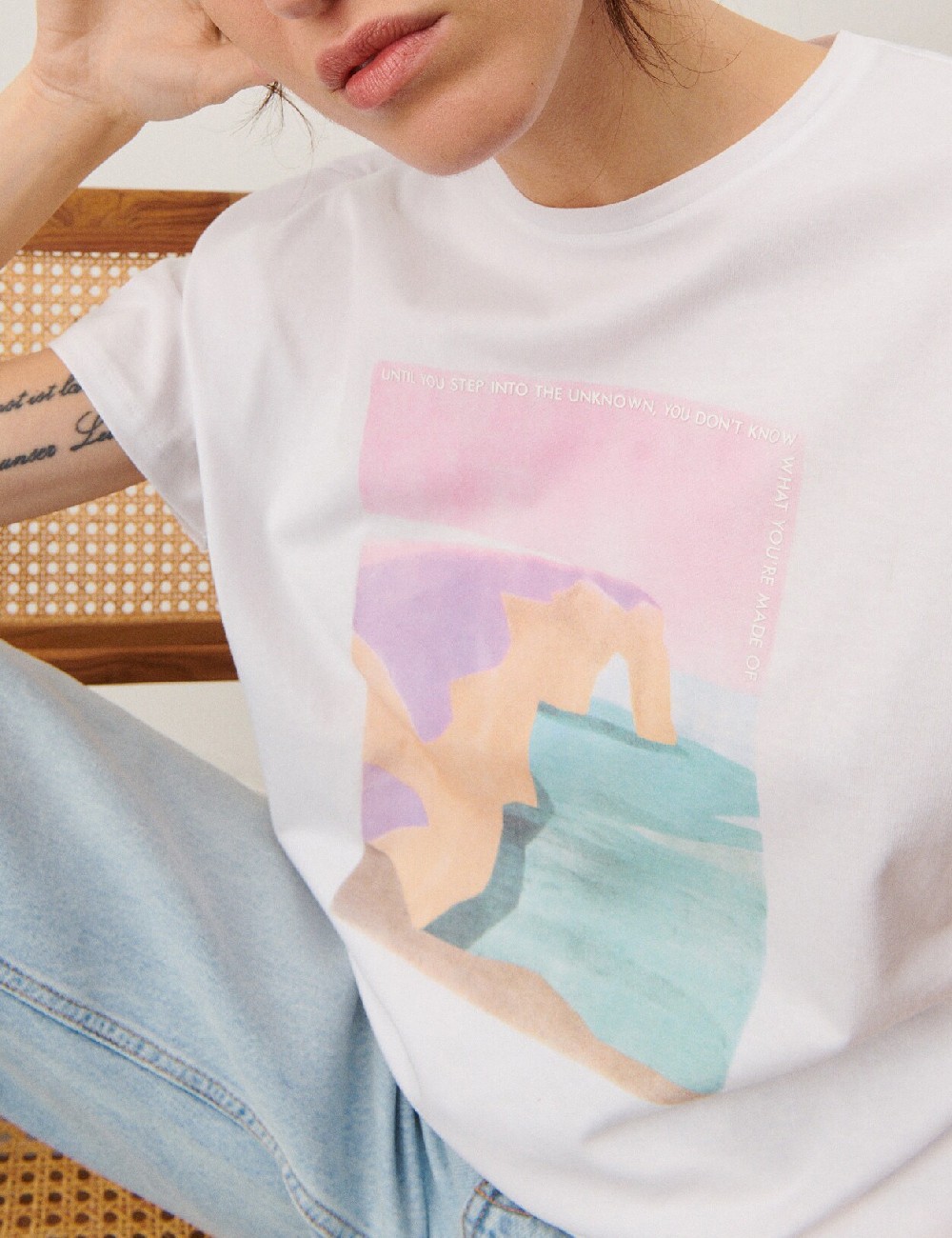 Tricou Reserved, alb - 1 | YEO