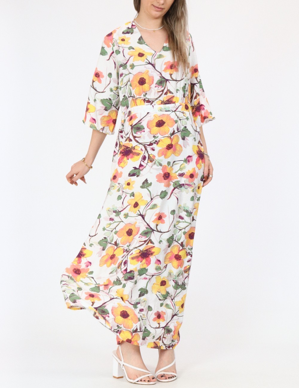 Rochie lunga Vero Moda, floral print - 1 | YEO