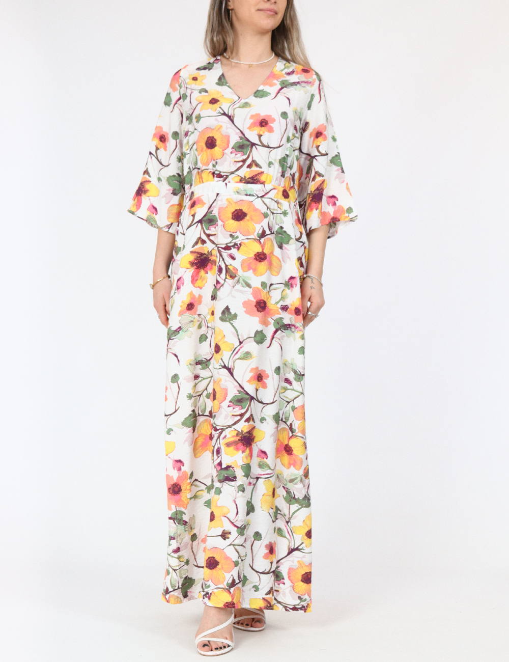 Rochie lunga Vero Moda, floral print