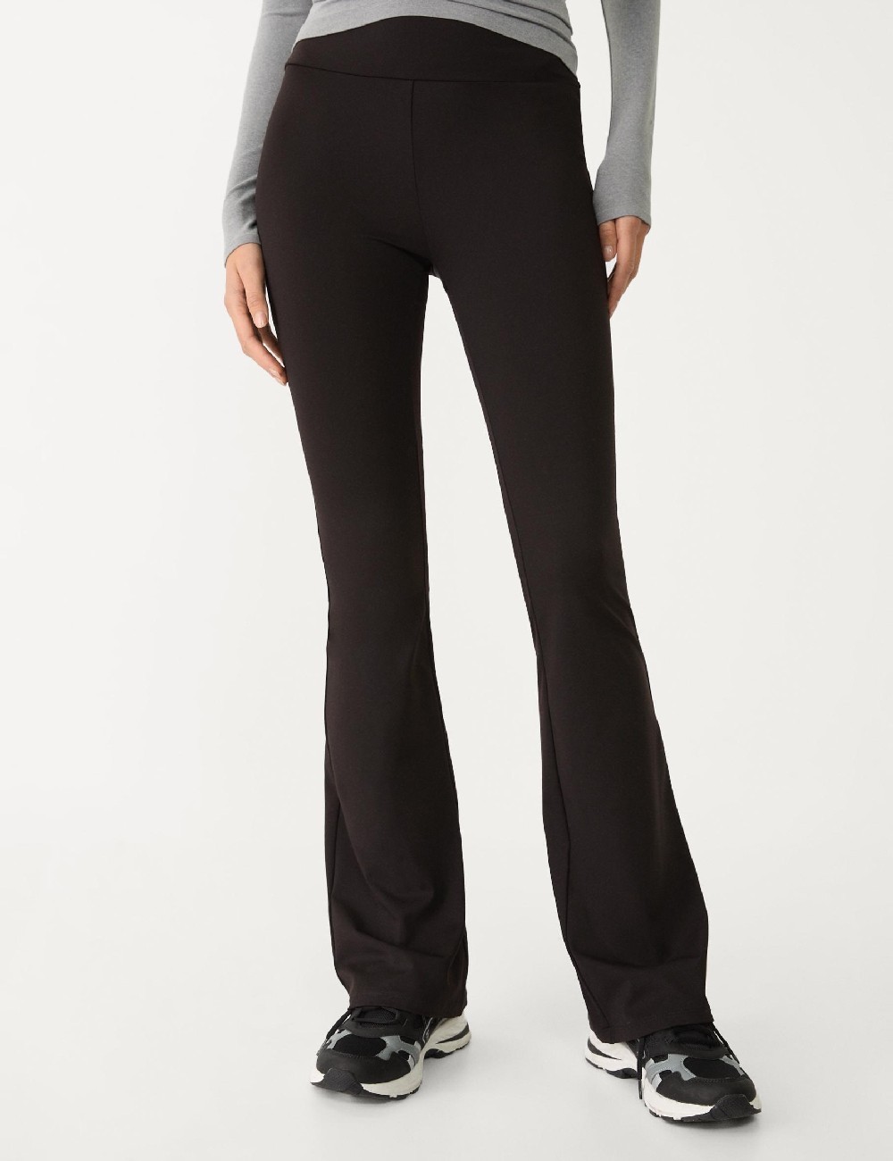 Pantaloni Stradivarius, negru - 1 | YEO