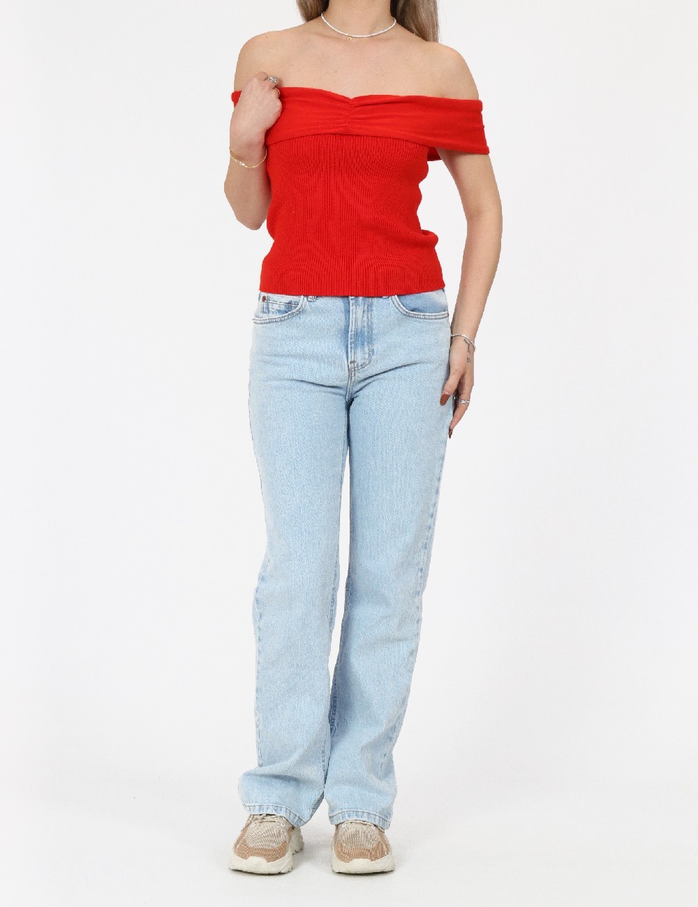 Top Vero Moda, rosu - 1 | YEO