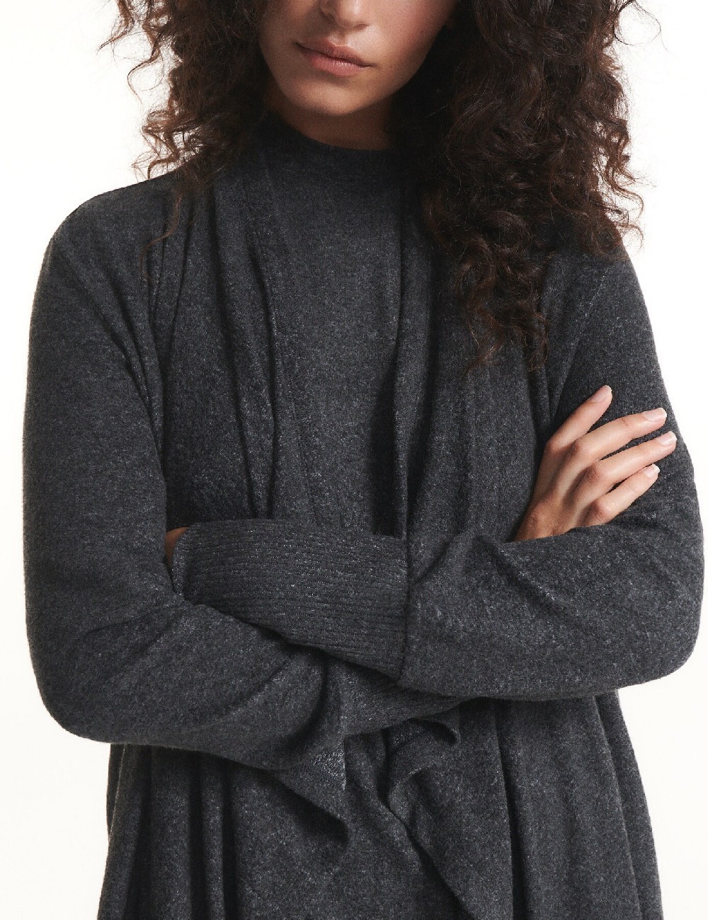 Cardigan Reserved, gri - 1 | YEO