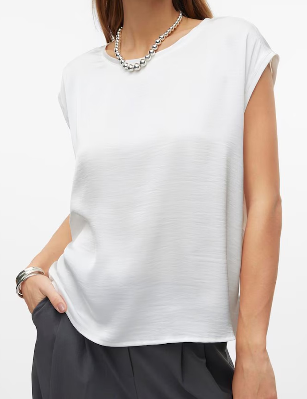 Bluza Vero Moda, alb - 1 | YEO