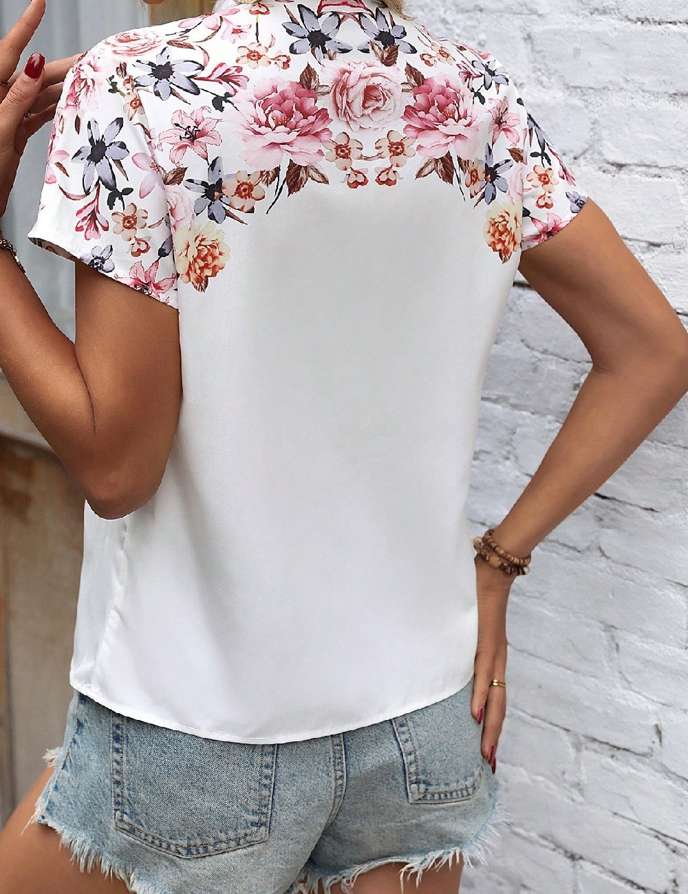 Camasa SHEIN, alb - 1 | YEO