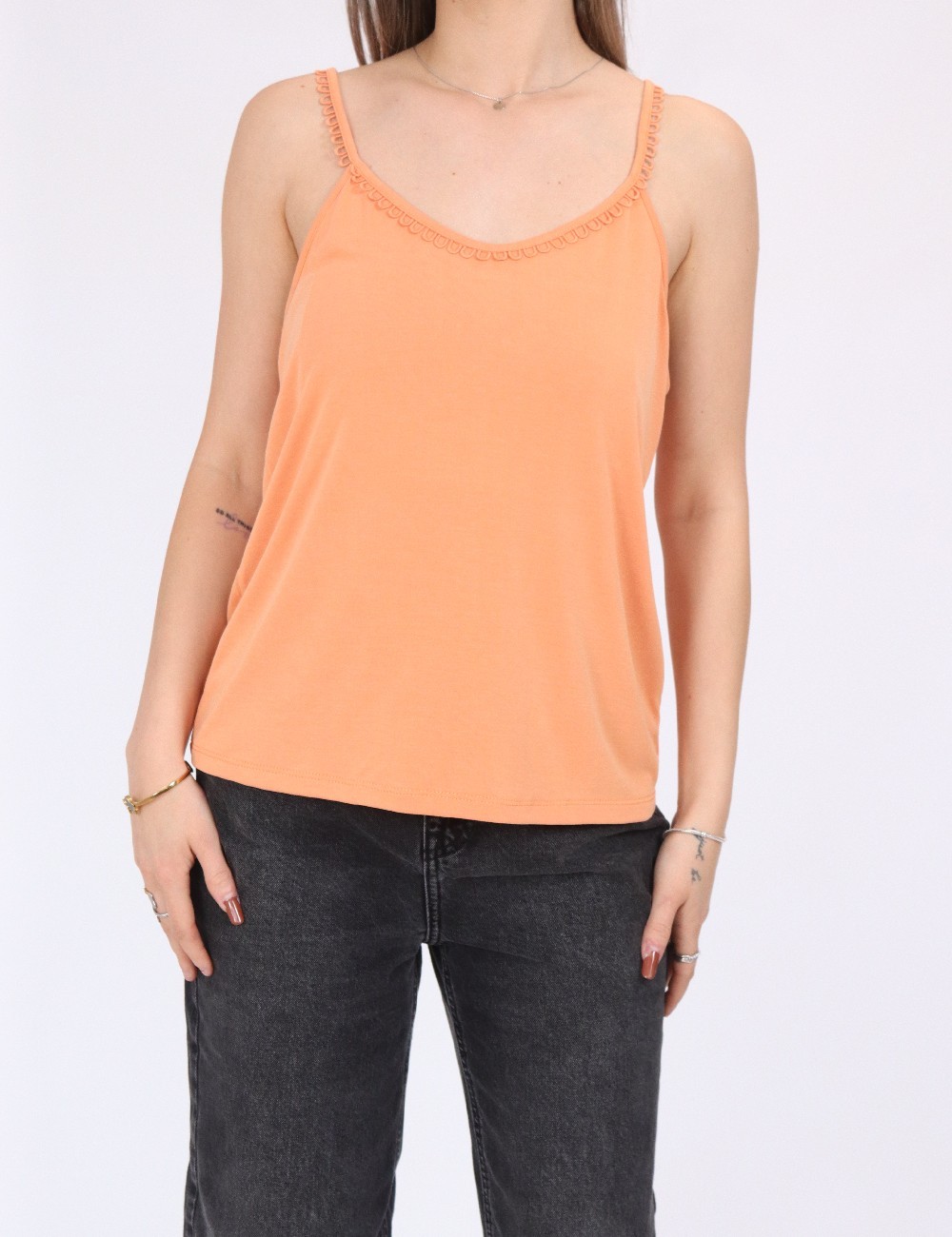 Maiou Vero Moda, portocaliu - 1 | YEO