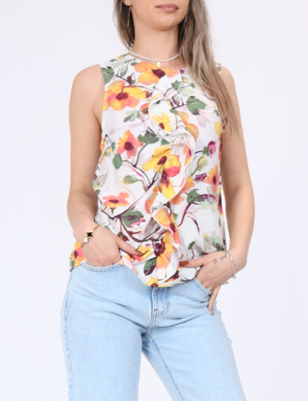 Bluza Vero Moda, alb - 1 | YEO