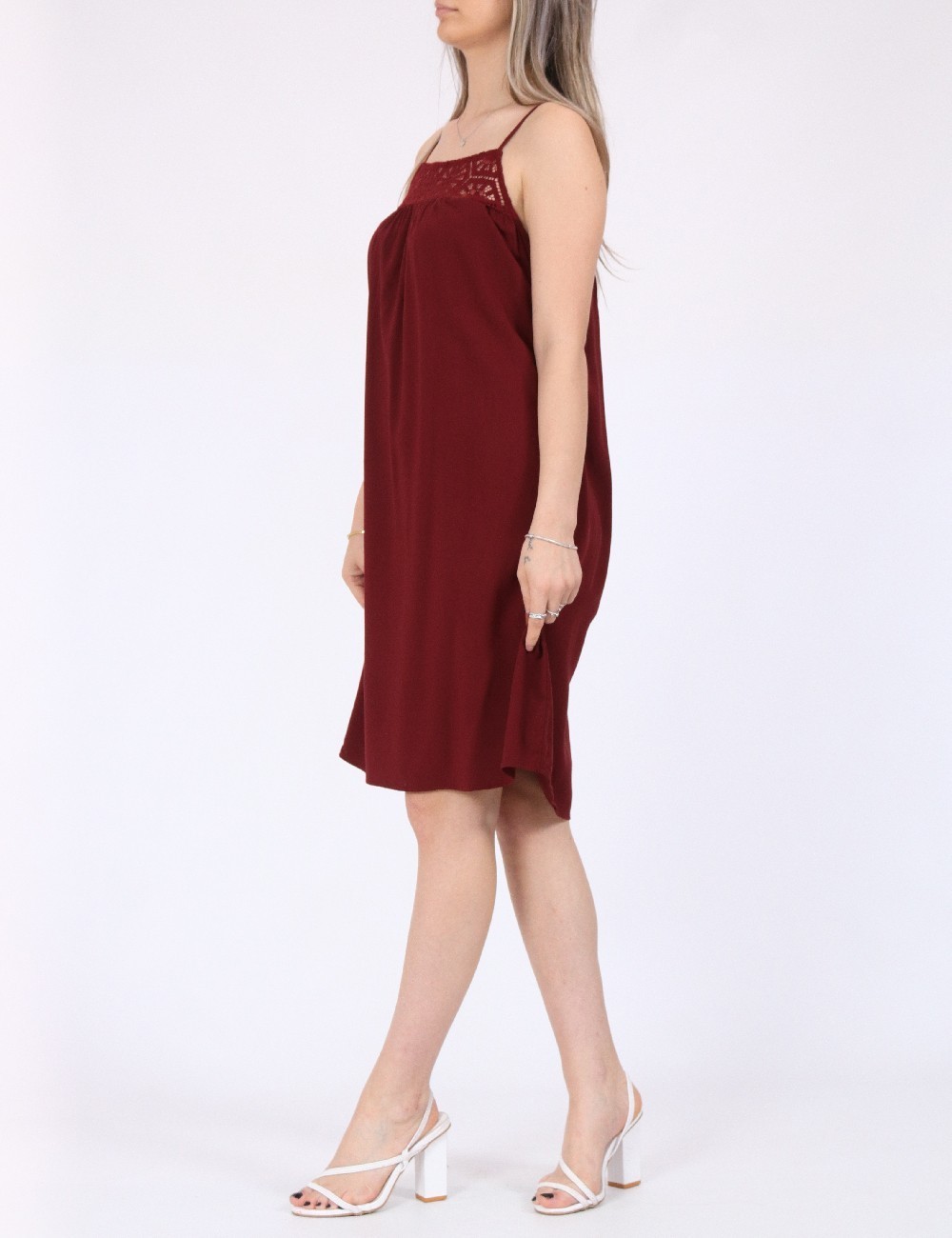 Rochie scurta Vero Moda, rosu - 1 | YEO
